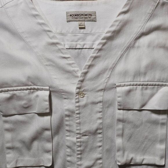Aquascutum Men L/XL Long Sleeve Shirt - Picture 3 of 6